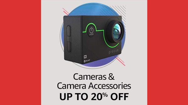 కెమెరా మరియు ఉపకరణాలపై 20% వరకు ఆఫర్