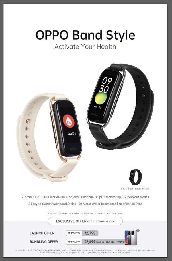 Oppo Band Style Ideal Fitness Band To Help You Achieve Your Fitness Goals
