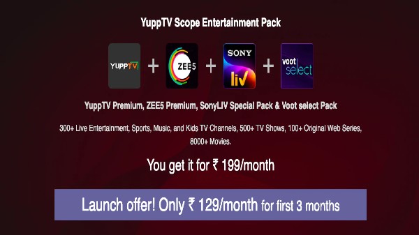 BSNL-YuppTV స్కోప్ పరిచయ ఆఫర్‌