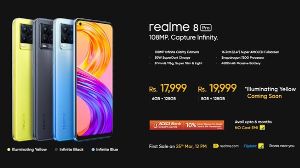 రియల్‌మి 8 సిరీస్ లాంచ్ సేల్ వివరాలు