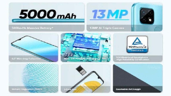 Realme C21 కెమెరా ఫీచర్స్ 