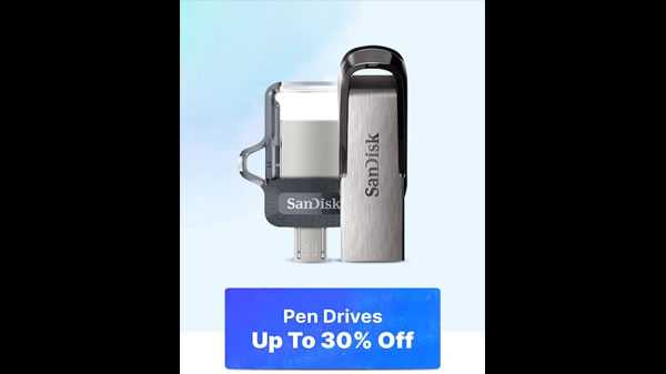 పెన్ డ్రైవ్‌ల పై 30% వరకు ఆఫర్