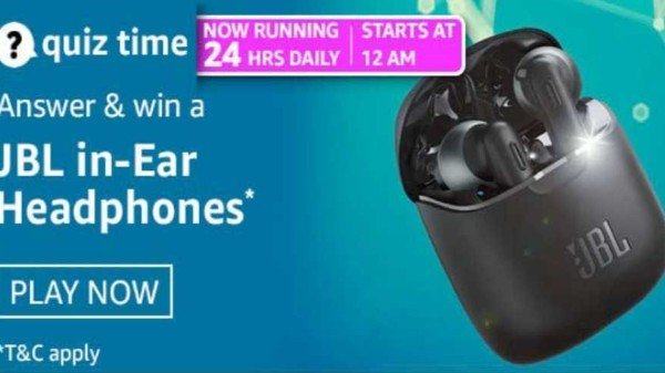 Amazon Quiz Answers Today March 2nd, Win JBL In-Ear Headphones