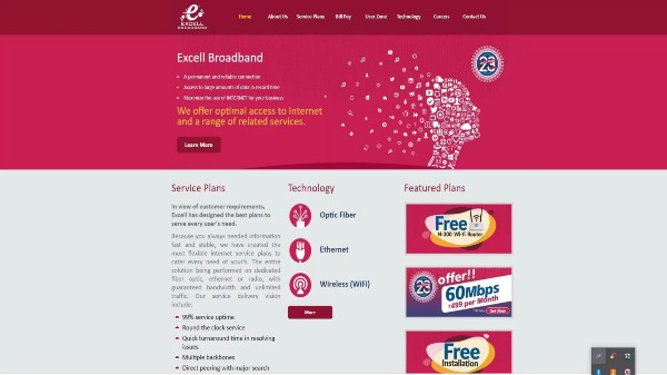 ఎక్సెల్ బ్రాడ్‌బ్యాండ్ ఫైబర్ ఇంటర్నెట్ ప్లాన్‌ల ధరలు 
