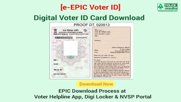 How to Download Electronic Voter id and Check EPIC Number Through Online 