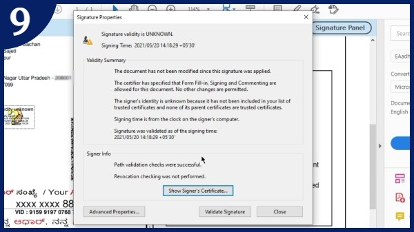 Signature Properties