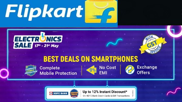 ఫ్లిప్‌కార్ట్ ఎలక్ట్రానిక్స్ అమ్మకంలో బ్యాంక్ డిస్కౌంట్ ఆఫర్స్ 