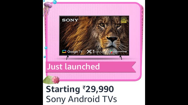 సోనీ స్మార్ట్ టీవీలు రూ. 29,990
