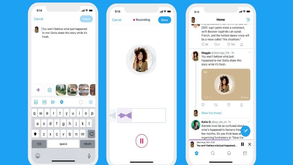 ట్విట్టర్ యొక్క వాయిస్ ట్వీట్స్ ఫీచర్ ను ఉపయోగించే విధానం 