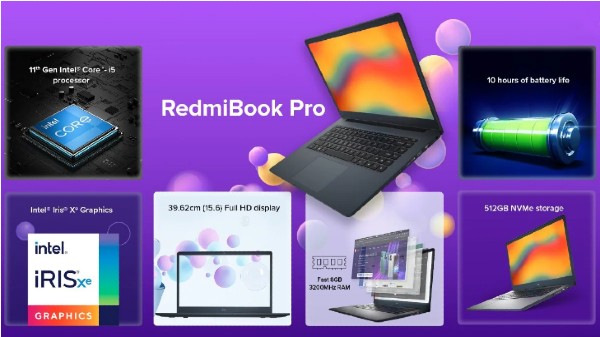 రెడ్‌మిబుక్ ప్రో స్పెసిఫికేషన్స్ 