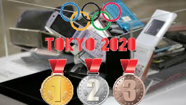 టోక్యో ఒలింపిక్ గేమ్స్ రీసైక్లింగ్ వస్తువులు 