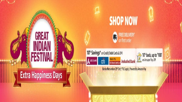 Amazon Great Indian Festival Extra Happiness Days Sale Up to 50% Discount Deals on These Gadgets