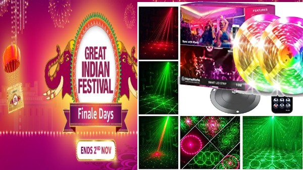 Amazon Great Indian Festival Finale Days Sale Up to 75% Discounts on Smart Lights For Diwali Decoration