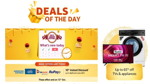 Amazon Great Indian Festival Sale Today Discount Offers on Smart TVs Under Rs.30,000