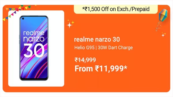 Realme Narzo 30 (Racing Silver, 64 GB) (4 GB RAM)