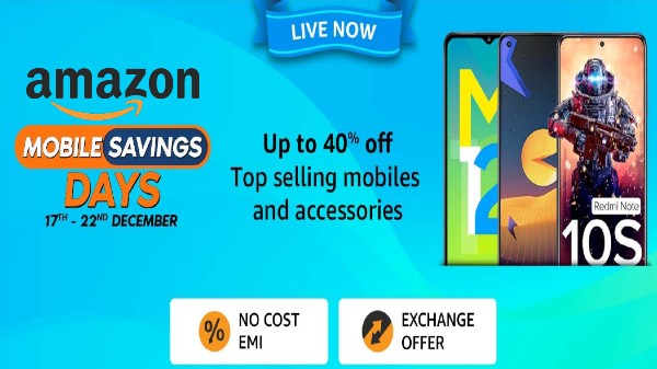 Amazon Mobile Savings Days Sale Offers Huge Discounts on Redmi Brand Smartphones