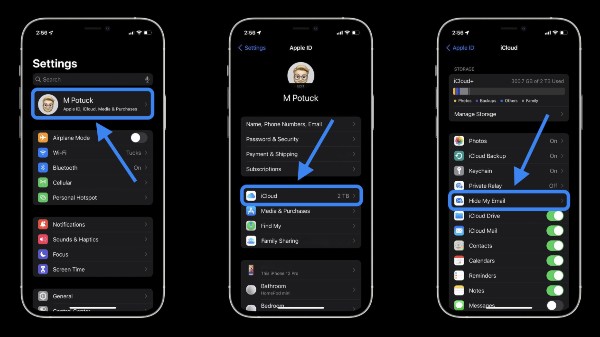హైడ్ మై ఇమెయిల్‌ను సెటప్ చేసే విధానం 