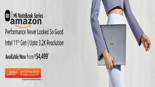 Amazon Giving The Best Discount Offers on Buying Mi Brand Laptops 