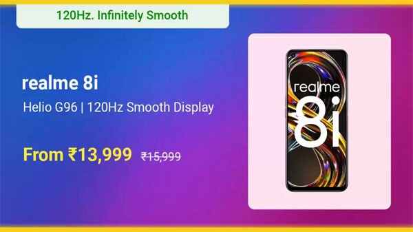Realme 8i (Space Black, 64 GB) (4 GB RAM)