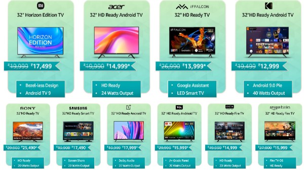 Amazon Ecommerce Site Offers More Discounts on Buying a Smart TVs 