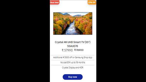 Crystal 4K UHD Smart TV (55