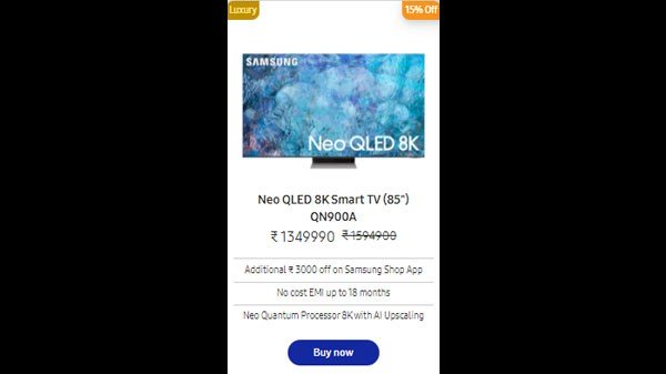 Neo QLED 8K Smart TV (85