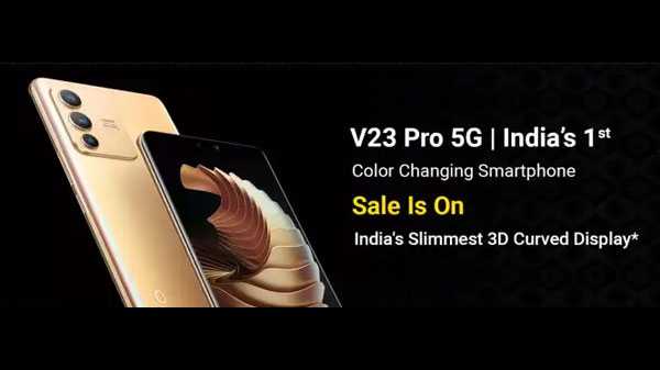 Vivo V23 Pro 5G (Sunshine Gold, 256 GB) (12 GB RAM)