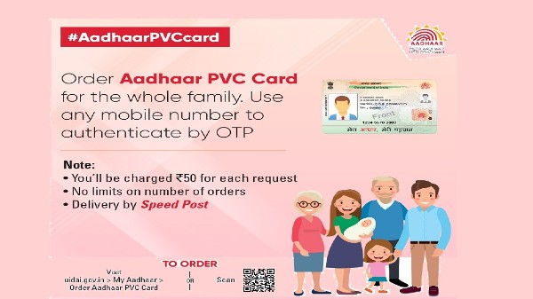 How to Get Aadhaar PVC Card For Whole Family?
