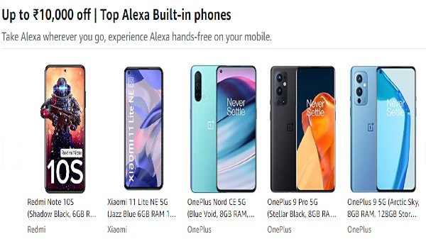 Amazon Todays Deals Offers Huge Discounts on Alexa Built-in Smartphones