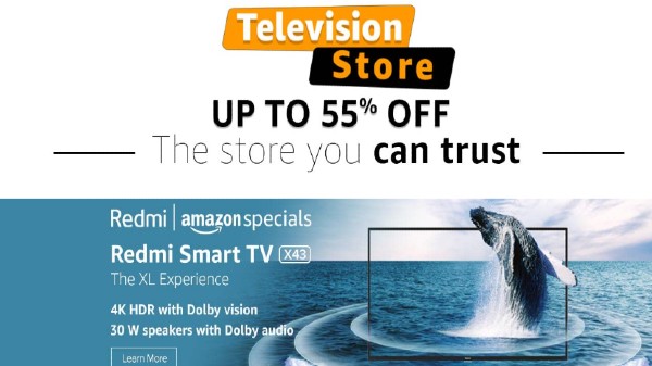 Amazon Television Store Giving The Best Discount Offers on Buying a Smart TVs