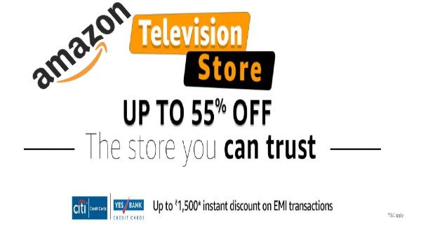 Amazon Television Store Offers 55% Off on OLED and QLED Smart TVs 