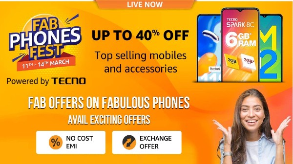 Amazon Fab Phones Fest Sales Offers Huge Discounts on Budget Smartphones