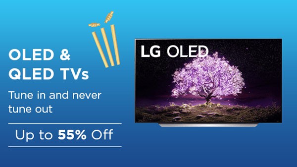 OLED మరియు QLED స్మార్ట్ టీవీలపై 50% వరకు తగ్గింపు