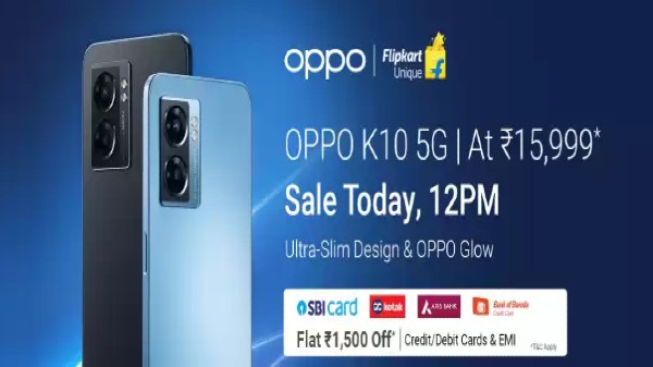 ఒప్పో K10 5G స్మార్ట్ఫోన్ ధరలు & సేల్స్ ఆఫర్లు