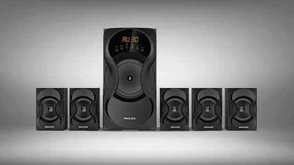 PHILIPS SPA5162/94 60 W Bluetooth Home Theatre (Black, 5.1 Channel)