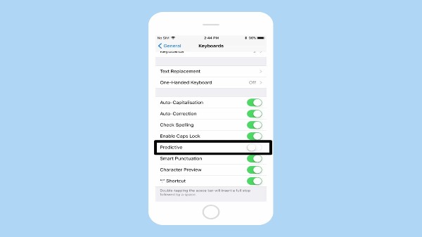 iPhoneలో ప్రిడిక్టివ్ టైపింగ్ని ఆన్ చేసే విధానం