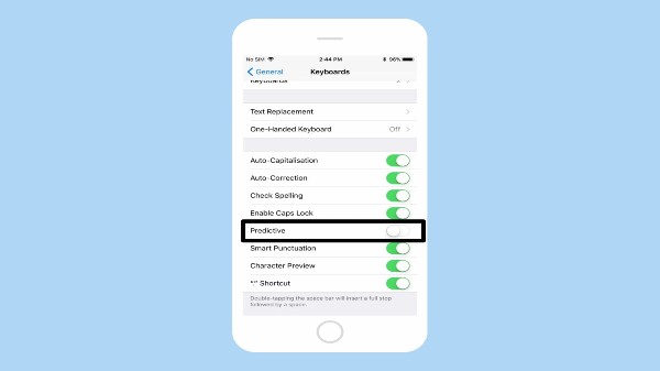 iPhoneలో ప్రిడిక్టివ్ టైపింగ్‌ని ఆన్ చేసే విధానం 