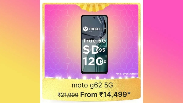 moto g62 5G (సేల్ ధర: Rs. 14,499):