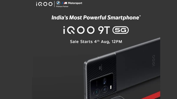 భారత్లో iQoo 9T 5G గేమింగ్ స్మార్ట్ఫోన్ ధరలు: