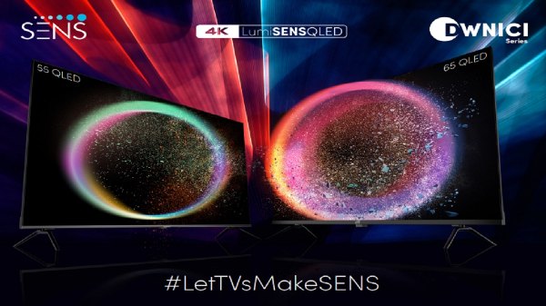 Sense DaVinci 55-అంగుళాల, 65-అంగుళాల 4K QLED స్మార్ట్ టీవీలు