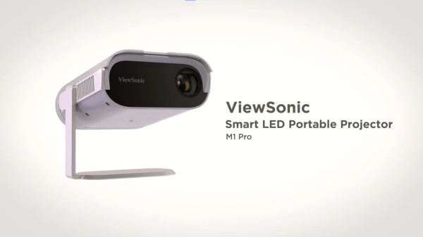 ViewSonic M1 Pro Smart LED Portable Projector With 360 Degrees Projection, Flexible Smart Stand Launched.