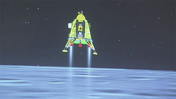 ISRO successfully launched chandrayaan-3 lander on moon