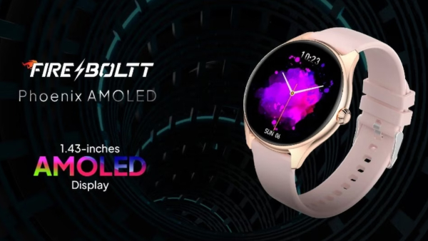 Fire-Boltt Phoenix AMOLED Smartwatch Launched In India. Price,Specifications And Offers Details.