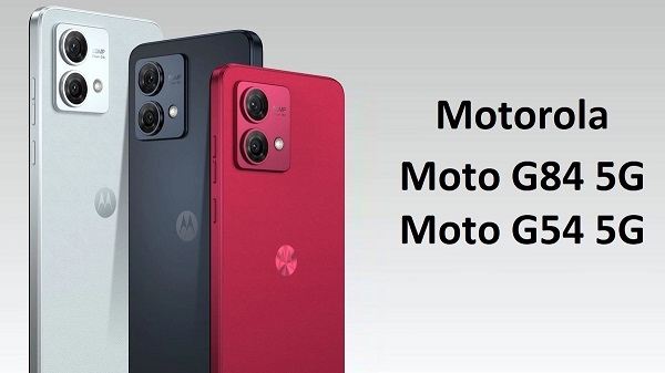 Moto G54, G84 smartphones 