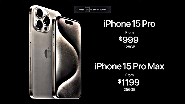 iphone 15 pro and iphone 15 pro max launched