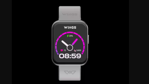 Wings Meta Smartwatch With 1.85inch Display Launched At Rs.1299. Full Specifications Details Here.