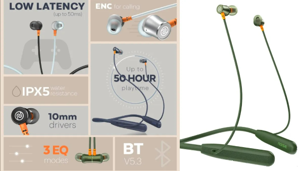 Noise Airwave Wireless Neckband Earbuds