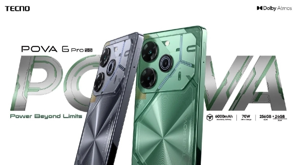 Tecno Pova 6 Pro 5G Smartphone unveiled