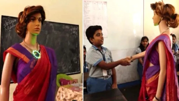 Kerala s First AI Teacher Iris Takes Class In Kerala School