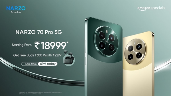Realme Narzo 70 Pro 5G smartphone launched